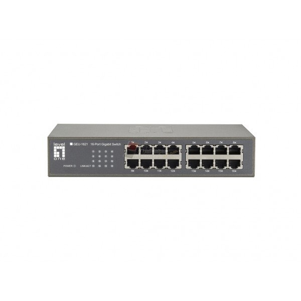 SWITCH LEVEL ONE NO GESTION 16P 10 100 1000 MINI